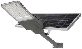 V-TAC Ηλιακό Φωτιστικό Δρόμου LED 35W 3500lm 120° Αδιάβροχο IP65 Bridgelux Chip με Χειριστήριο Γκρι Σώμα Ψυχρό Λευκό 10229