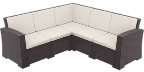 SIESTA MONACO BROWN ΓΩΝΙΑ ΜΕ ΜΑΞΙΛΑΡΙ ΠΟΛ/ΝΙΟΥ 207X207X79εκ.53.0802