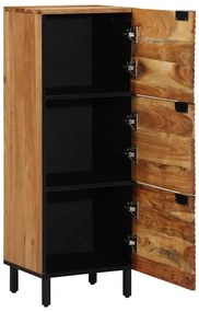 vidaXL Ψηλός Καναπές με ράφι Καφέ 40 x 33 x 110 εκ Μασίφ ξύλο ακακίας