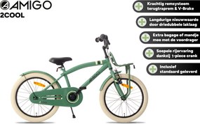 2Cool 20 Inch Boys Coaster Brake Green