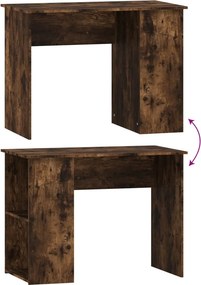 vidaXL Γραφείο Καπνιστή Δρυς 100x55x75 εκ. από Επεξεργασμένο Ξύλο
