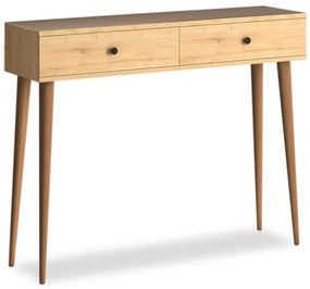 Κονσόλα μελαμίνης Alis Megapap oak 110x29x88εκ. GP022-0065,2-GP022-0065,2-Καφέ GP022-0065,2