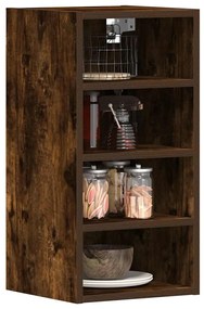 vidaXL Κρεμαστό Ντουλάπι &quot;Riga&quot; Καπνιστή Δρυς 30x29,5x60 εκ. από Τεχνητό Ξύλο