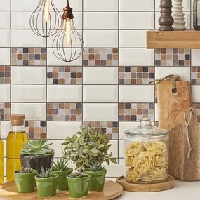 Tile Natural πλακάκια διακόσμησης τοίχων κουζίνας &amp; μπάνιου (31312) Ango 31312