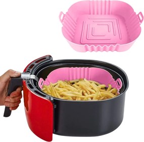 Φόρμα Σιλικόνης Τετράγωνη για Air Fryer 16cm