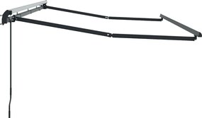 vidaXL Σκελετός Τέντας Ανθρακί 4 x 2 m Μέταλλο