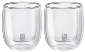 Φλυτζάνια Espresso Double Wall (Σετ 2Τμχ) 39500-075 80ml Clear Zwilling Glass