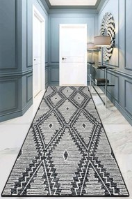 Χαλί Twin Triangles 908CHL3292 White-Grey Conceptum Hypnose 80X200cm