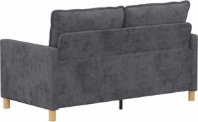 vidaXL Καναπές Σκούρο Γκρι 156 x 81 x 87,5 εκ Πολυεστέρας