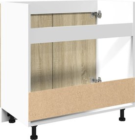 vidaXL Ντουλάπι "Lyon" Sonoma Δρυς 80x46x81,5 εκ. από Τεχνητό Ξύλο