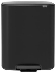 Brabantia 1003191 Κάδος απορριμμάτων Bo Pedal 2x30L, Matt Black