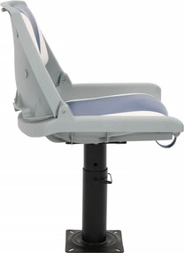 vidaXL Κάθισμα Σκάφους Πτυσσόμενο 4 τεμ. Μπλε/Λευκό 48x51x41 εκ.