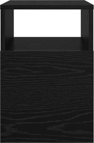 vidaXL End Table Μαύρη Οξυά 30,5 x 30 x 45 εκ Επεξεργασμένο ξύλο