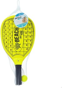 Ρακέτες Παραλίας με Μπάλα Aktive 20 x 40 cm (12 Μονάδες)