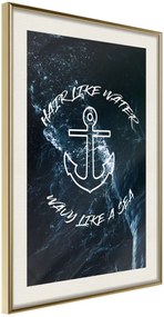 Αφίσα - Sailors' Loved One - 40x60 - Χρυσό - Με πασπαρτού