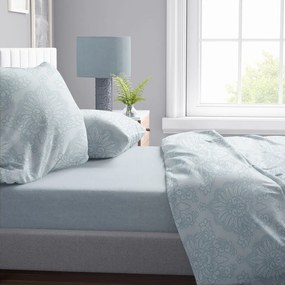 Σεντόνια Μονά (Σετ 160x240) Dimcol Άρτεμις 705 Light Blue-Grey