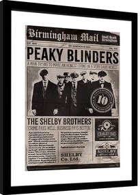 Κορνιζαρισμένη αφίσα Peaky Blinders - 10th Anniversary Newspaper
