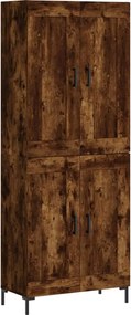 vidaXL Ντουλάπι Καπνιστή Δρυς 69,5x34x180 εκ. από Επεξεργασμένο Ξύλο