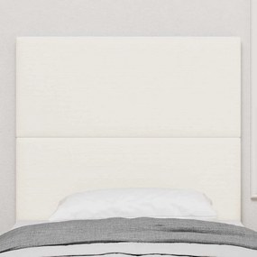 vidaXL LED κεφαλάρι με φώτα λωρίδας LED Κρεμ 100 cm Πολυεστέρας