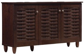 ZITA PLUS ΠΑΠΟΥΤΣΟΘΗΚΗ 114Χ34Χ68εκ. WENGE/3 ΠΟΡΤΕΣ/2 ΡΑΦΙΑ 114Χ34Χ68εκ.39.0008