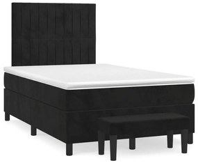 ΚΡΕΒΑΤΙ BOXSPRING ΜΕ ΣΤΡΩΜΑ ΜΑΥΡΟ 120X190 ΕΚ. ΒΕΛΟΥΔΙΝΟ 3270483