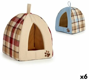 Κρεβάτι για Κατοικίδια Με τετράγωνα 33 x 45 x 33 cm (x6)
