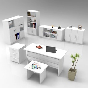 Office Furniture Set Vo18-W White