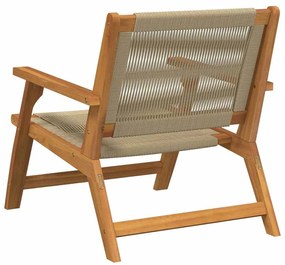 vidaXL Εξωτερικά Έπιπλα 2 pcs Μπεζ 78 x 67 x 73εκ. Μασίφ ξύλο ακακίας