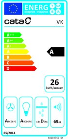 Συμβατικός Απορροφητήρας Cata VK5000X Χάλυβας