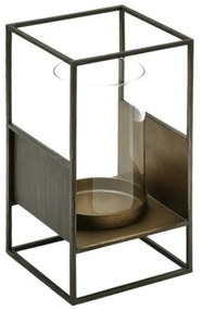 Κηροπήγιο 157-124-037 18x18x33cm Bronze Metal