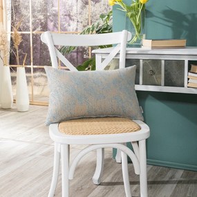 Μαξιλάρι Διακοσμητικό (Με Γέμιση) Felicia 05 Blue Teoran 30X50 Cotton-Polyester