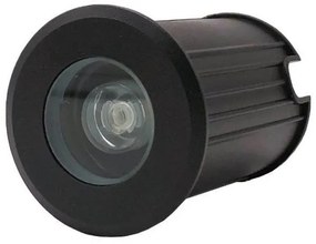 Φωτιστικό Δαπέδου Εξωτερικό 3W IP65 Αλουμίνιο Μαύρο 145-52550 Eurolamp-145-52550-Μαύρο 145-52550