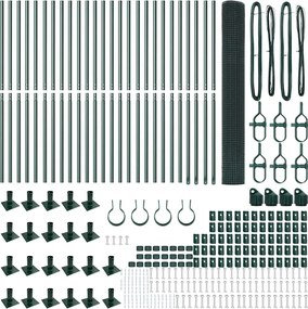 vidaXL Στύλος Περιφράξεων Πράσινο