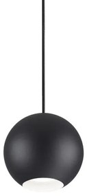Κρεμαστό Φωτιστικό Οροφής 1xGU10 Μαύρο Φ15cm Mr Jack 231297 Ideal Lux 231297