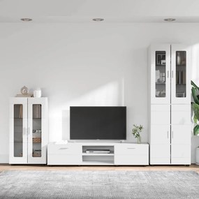 vidaXL Σετ επίπλου τηλεόρασης FLORIN 3 pcs Λευκό Επεξεργασμένο ξύλο
