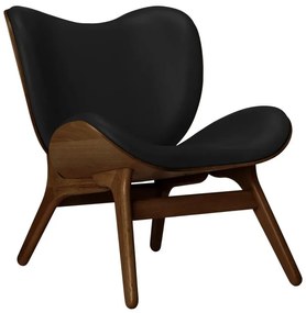 Πολυθρόνα A Conversation Piece Hope Leather 5700C5501-12 70x83x83cm Dark Oak Black