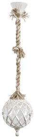 Κρεμαστό Οροφής HELIOS MIX LP-520K MIX-ROPE Λευκό-Μπρονζέ 31-1108 Heronia-31-1108-Λευκό 31-1108