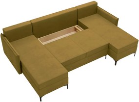 Γωνιακός καναπές Leon U-Gkri