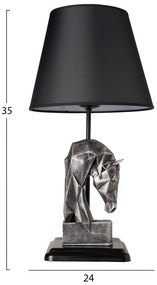 ΦΩΤΙΣΤΙΚΟ ΕΠΙΤΡΑΠΕΖΙΟ ΑΣΗΜΙ HM7474.02 24x35 εκ.