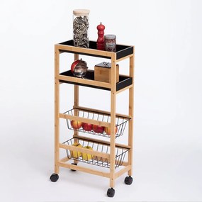 Τρόλεϊ/Ραφιέρα 4 Θέσεων (40x22x83) F-V Trolley 169201