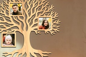 Σετ των 2 Intra απο ξύλο plywood 3mm-4mm πάχος - Οικογενειακό δέντρο Κορνίζα φωτογραφιών Δίασταση 20x25 cm INTRAFABR-119465340