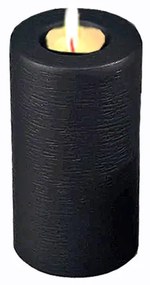 Κηροπήγιο Μεταλλικό Μαύρο Art Et Lumiere 8x16εκ. 39634
