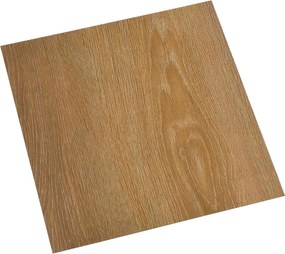 vidaXL Πλάκες Δαπέδου 55 pcs Καφέ 5,11 τ.μ. PVC