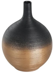 Βάζο Κεραμικό Μαύρο-Χρυσό Φ16cm Saryksu 421416 Eglo 421416