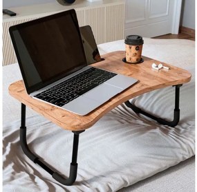 Τραπεζάκι laptop Sedon Megapap pine oak 59,2x39,2x26,2εκ. GP041-0074,1-GP041-0074,1-Καφέ GP041-0074,1