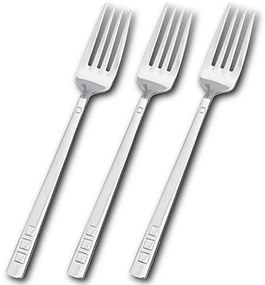 Πιρούνια Φαγητού Harmony (Σετ 3Τμχ) 10-121-051 29cm Inox Nava Stainless Steel