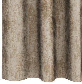 vidaXL Κουρτίνες  2 τεμ με ράβδους Σαμπάνια 260x140 εκ