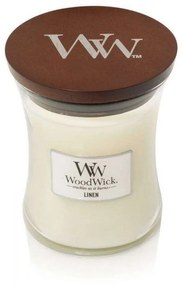Κερί Αρωματικό Σε Βάζο Linen 92135E 9,9x9,9x11,4cm Ivory WoodWick Wax