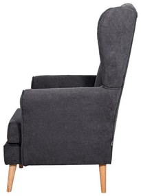 Πολυθρόνα Classic 24 Fylliana Σκούρο Γκρί 80x80x114 εκ. 80x80x114 εκ.
