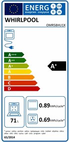 Φούρνος Whirlpool Corporation 2900 W 71 L